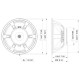Lavoce - SAF184.01 18" Subwoofer Ferrite Magnet Aluminium Basket Driver 3
