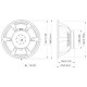 Lavoce - SAF184.02 18" Subwoofer Ferrite Magnet Aluminium Basket Driver 3
