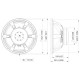 Lavoce - SAF184.03 18" Subwoofer Ferrite Magnet Aluminium Basket Driver 3