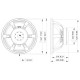 Lavoce - SAF184.04 18" Subwoofer Ferrite Magnet Aluminium Basket Driver 3