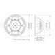 Lavoce - SAF184.04 21" Subwoofer Ferrite Magnet Aluminium Basket Driver 3