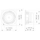 Lavoce - FSN020.71F 2" Fullrange Neodymium Magnet Steel Basket Driver 3