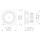 Lavoce - FSN021.00 2" Fullrange Neodymium Magnet Steel Basket Driver 3
