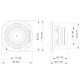 Lavoce - FSN030.72 3" Fullrange Neodymium Magnet Steel Basket Driver 3