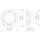 Lavoce - FSN041.00 4" Fullrange Neodymium Magnet Steel Basket Driver 3
