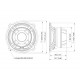 Lavoce - CSF051.21 5" Coaxial Ferrite-Neodymium Magnet Steel Basket Driver 2