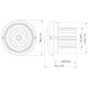 Lavoce - TN100.70 1" Soft Dome Tweeter Neodymium Magnet 3