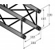 Alutruss - DECOLOCK DQ4-250 4-Way Cross Beam 3