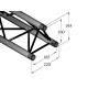 Alutruss - DECOLOCK DQ3-S2500 3-Way Cross Beam bk 2