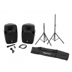 Omnitronic - Set XFM-212AP + Speaker stand MOVE MK2 1