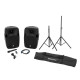 Omnitronic - Set XFM-212AP + Speaker stand MOVE MK2 2