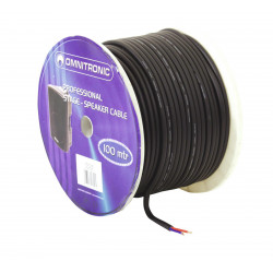Omnitronic - Speaker cable 2x2.5 100m bk durable 1