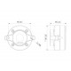 Lavoce - DF10.101L 1" Compression Driver Ferrite Magnet 3