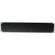 Omnitronic - Front Panel Z-19U-shaped steel black 2U 1