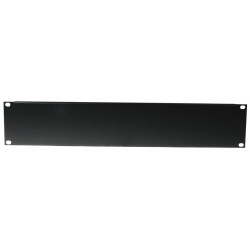 Omnitronic - Front Panel Z-19U-shaped steel black 2U 1