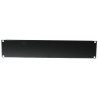 Omnitronic - Front Panel Z-19U-shaped steel black 2U 1