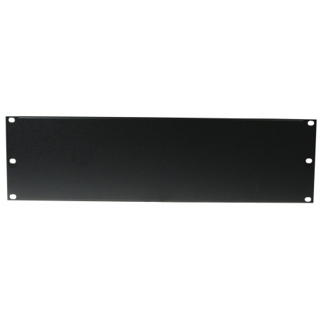 Omnitronic - Front Panel Z-19U-shaped steel black 3U 1