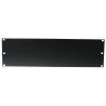 Omnitronic - Front Panel Z-19U-shaped steel black 3U 1