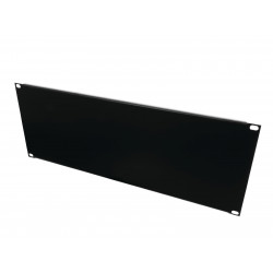 Omnitronic - Front Panel Z-19U-shaped steel black 4U 1