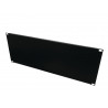 Omnitronic - Front Panel Z-19U-shaped steel black 4U 1