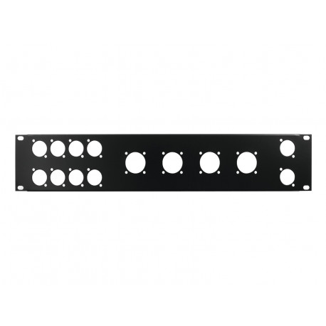 Omnitronic - Front Panel Z-19 8x D-Type/4xNL8/T 2U 1