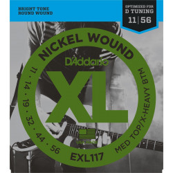 D'addario - EXL117 MEDIUM TOP / EXTRA HEAVY BOTTOM [11 - 56] 1