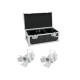 Eurolite - Set 2x LED THA-40PC wh + Case 1