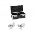 Eurolite - Set 2x LED THA-40PC wh + Case