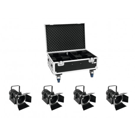 Eurolite - Set 4x LED THA-60PC + Case 1