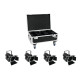 Eurolite - Set 4x LED THA-60PC + Case 2