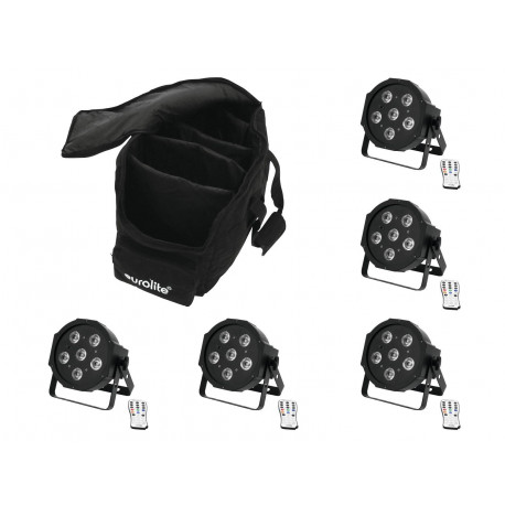 Eurolite - Set 5x LED SLS-603 + Case 1