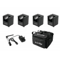 Eurolite - Set 4x AKKU UP-1 + SB-4 Soft-Bag