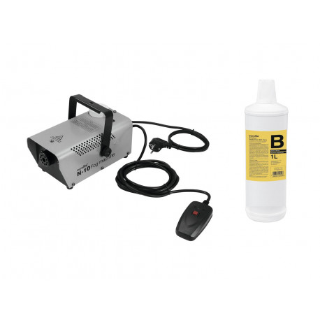 Eurolite - Set N-10 silver + B2D Basic smoke fluid 1l 1