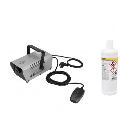 Eurolite - Set N-10 silver + B Basic smoke fluid 1l 1