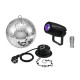 Eurolite - Mirror Ball 20cm with motor + LED PST-5 QCL Spot bk 6
