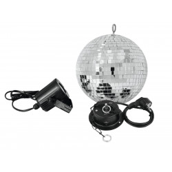 Eurolite - Mirror Ball Set 20cm with LED Spot 1