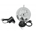 Eurolite - Mirror Ball Set 20cm with LED Spot