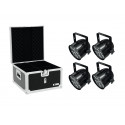 Eurolite - Set 4x LED PAR-56 QCL Short sw + EPS Case