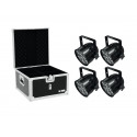 Eurolite - Set 4x LED PAR-56 HCL Short sw + EPS Case