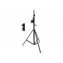 Eurolite - Set STT-400/85 Winch stand TÜV/GS black + STV-3529 Adapter long