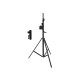 Eurolite - Set STT-400/85 Winch stand TÜV/GS black + STV-3529 Adapter long 2
