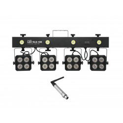 Eurolite - Set LED KLS-180 + QuickDMX Wireless receiver 1