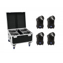 Eurolite - Set 4x LED TMH-X1 Moving-Head Beam + Case