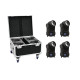 Eurolite - Set 4x LED TMH-X1 Moving-Head Beam + Case 2