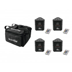 Eurolite - Set 4x AKKU TL-3 QuickDMX + Soft-Bag 1