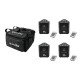 Eurolite - Set 4x AKKU TL-3 QuickDMX + Soft-Bag 2