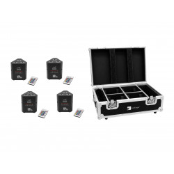 Eurolite - Set 4x AKKU TL-3 TCL QuickDMX + Case with charging function 1