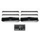 Eurolite - Set 4x LED BAR-12 QCL RGBW + 2x Soft Bags + Controller 1