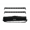 Eurolite - Set 2x LED BAR-12 QCL RGBA + Soft Bag