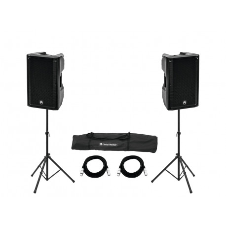 Omnitronic - Set 2x XKB-215A + Speaker Stand MOVE MK2 1